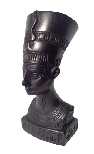 Queen Nefertiti Egypt Pharaoh Figurine Statue Ancient 4 " 3d Sculpture (201)