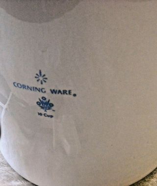 VTG Corning Ware Cornflower Blue 10cup Electric Coffee Pot Complete/Works/Clean 6