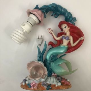 Disney Ariel Little Mermaid Sea Flower Serenade Lamp Rare 43738