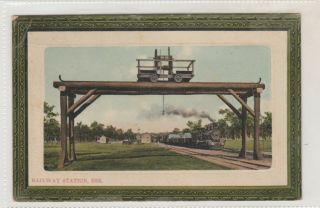 Vintage Postcard Railway Station Esk Queensland 1900s