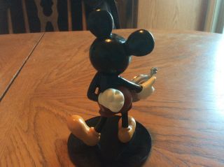 Rare Disney Mickey Mouse Mantle or Desk Clock 1990 ' s Walt Disney 2