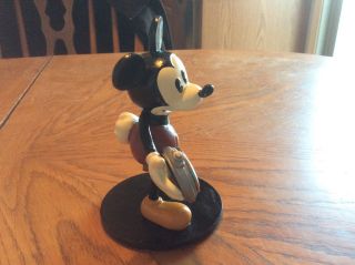 Rare Disney Mickey Mouse Mantle or Desk Clock 1990 ' s Walt Disney 3