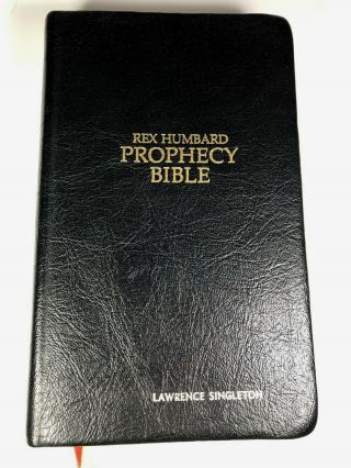 Rex Humbard Prophecy Bible Edition King James Version Leather Vintage 2