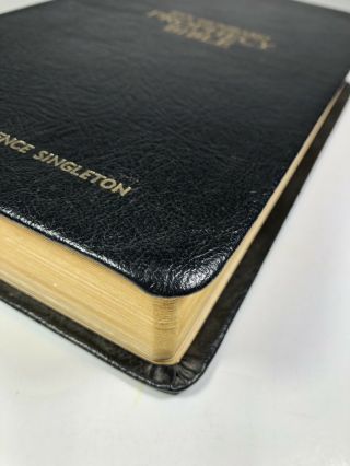 Rex Humbard Prophecy Bible Edition King James Version Leather Vintage 8