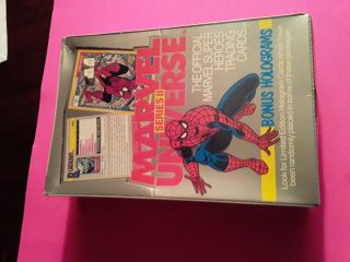 Marvel Universe Series 2 1991 Impel Box Rare Heroes Box