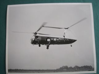 Two Aircraft Helicopter Photos Hup - 2 Us Navy C.  1950 