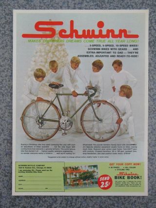 Vintage 1973 Schwinn Varsity Sport 10 Speed Advertisement