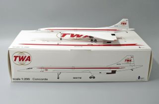 Twa Concorde Reg:n001tw Inflight200 Diecast Models Ifconc1115 Last Three