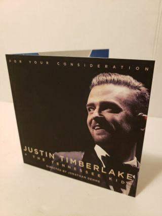Justin Timberlake The Tennessee Kid Netflix FYC Emmy DVD For Your Consideration 2
