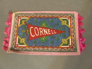 Vintage Felt Tobacco Rug Dollhouse Cornell University Pennant Flag