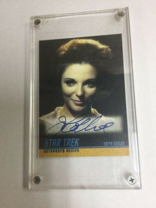 Star Trek Tos - Autograph Card A112 “joan Collins” Edith Keller