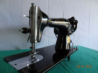 Singer Model 15 - 91 Sewing Machine,  With Many