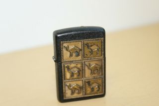 Vintage Black Zippo Camel Lighter