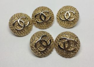 5 Chanel Big Pretty Buttons