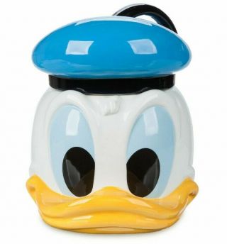 2019 Disney Store Exclusive Donald Duck 85th Anniversary Birthday Cookie Jar