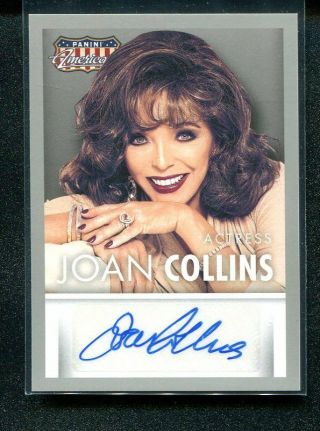 2015 Panini Americana Joan Collins Auto Autograph