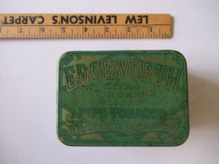 Vintage Tobacco Tin - Edgeworth Extra - Sliced Pipe Tobacco (green)