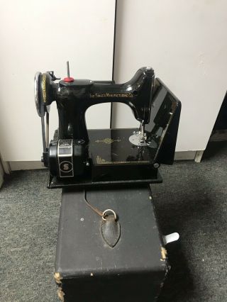 Singer Portable Electric Sewing Machine Black And Gold Antique,  Collectors Item