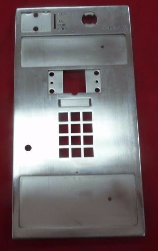 Stainless Faceplate For Western Electric At&t Payphone Pay Phone Bell System