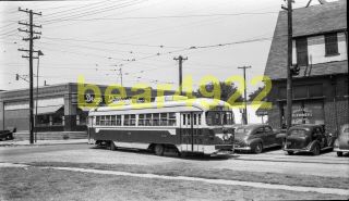 Trolley Negative: Dallas Dr&t Pcc 622 7th St & Edgefield Av Route 2 In 1948