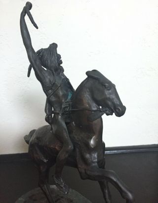 Frederic Remington Bronze Horse Sculpture 
