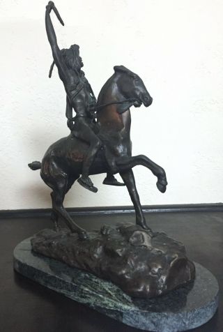 Frederic Remington Bronze Horse Sculpture 