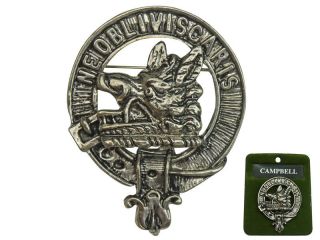2 " Scottish Scotland Crest Pin Badge: Campbell Clan Badge