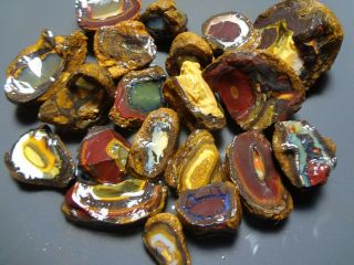 Lapidary: 1185 Carat Parcel Of Natural Yowah Nuts.  Boulder Opal Rough Specimens