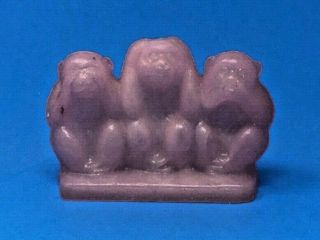 Mold A Rama Three Monkeys Lion Country Safari In Translucent Pink (m6)