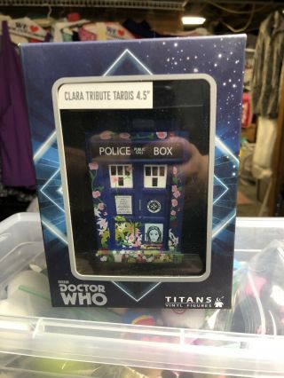 Bbc Doctor Who Clara Tribute Tardis Titans Vinyl Figure Sdcc 2017