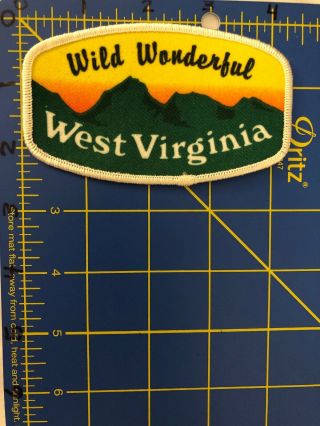 Vintage Wild Wonderful West Virginia Patch Wv Mountaineers Appalachian Mountains