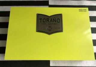 Torano Vault Gordo P - 044 Wood Cigar Box 10 1/2 X 7 X 2 1/2” Lime Green