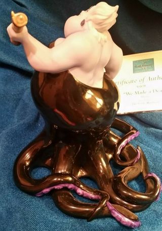 Walt Disney Classic The Little Mermaid URSULA Octopus Figurine Retired w/Box 2