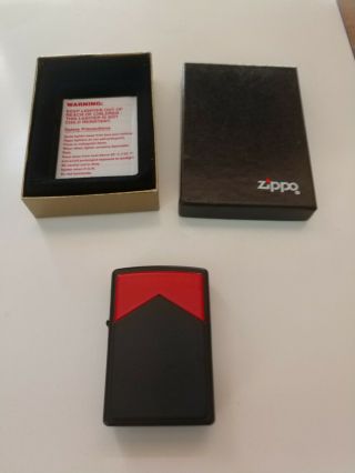 Marlboro Cigarettes Black Red Top Zippo Lighter