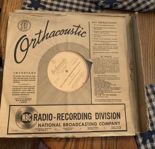 Joe Palooka Show Audition Transcription Disc Record Radio Program
