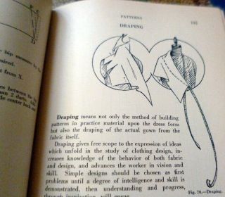 RARE VTG 1920s SEWING BOOK PATTERN DRAFTING Clothing For Women 1929 8