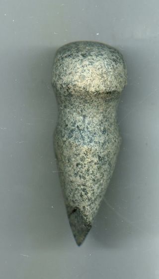 Indian Artifacts - Fine Full Groove Granite Axe 4