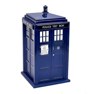 Dw9161 Dr Who Tardis Tree Topper Battery Operated Christmas Decor Bbc Tv Show