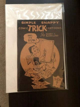 Vintage Harry C.  Bjorklund Simple Snappy Trick Comic Cartoons C1920 
