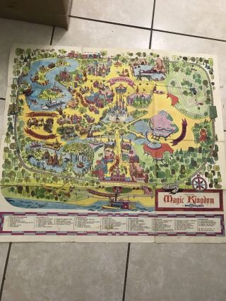 A Guide To The Magic Kingdom Park Map Walt Disney World