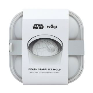Star Wars Death Star Ice Cube Tray - 4 Ice Cubes,  Silicone Ice Mold Whiskey Ice