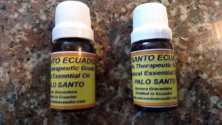 Palo Santo Essential Oil 24 Ml (2 Bottles) 100 Natural