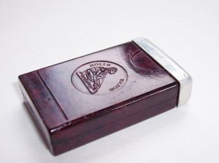 Vintage ROLLS RAZOR Bakelite BLADE BOX & Imperial Blade In Wrapper 2
