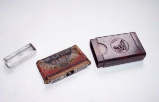 Vintage ROLLS RAZOR Bakelite BLADE BOX & Imperial Blade In Wrapper 5