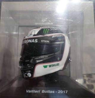 Valteri Bottas 2017 Mini Helmet Spark 1/5 Mercedes F1