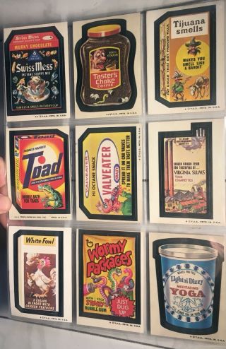 1970s Tcg • Wack Pack • Sticker Lot‼️‼️advertising Novelty Wacky Packages