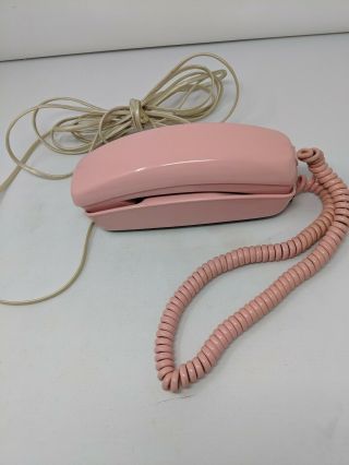 Bubblegum Pink Western Electric Trimline Touch Tone Telephone Vintage