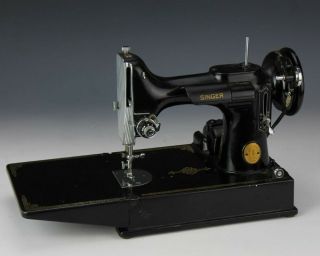 Singer Featherweight 221 Ah317500 Black Portable Electric Sewing Machine Nr Rlc