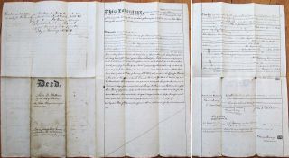 Reading,  Berks County,  Pa 1854 Property Deed - Pennsylvania Document