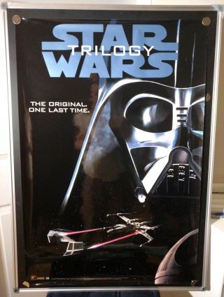 Star Wars Trilogy Darth Vader Glossy S/s 27x40 Video Movie Poster 1995